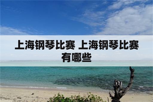 上海钢琴比赛 上海钢琴比赛有哪些