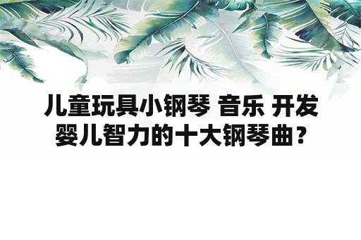 儿童玩具小钢琴 音乐 开发婴儿智力的十大钢琴曲？