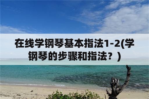 在线学钢琴基本指法1-2(学钢琴的步骤和指法？)