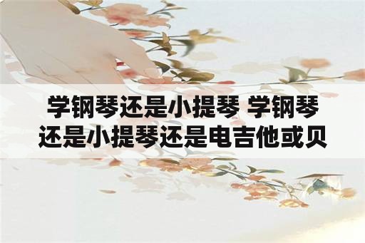 学钢琴还是小提琴 学钢琴还是小提琴还是电吉他或贝斯