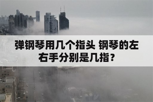 弹钢琴用几个指头 钢琴的左右手分别是几指？