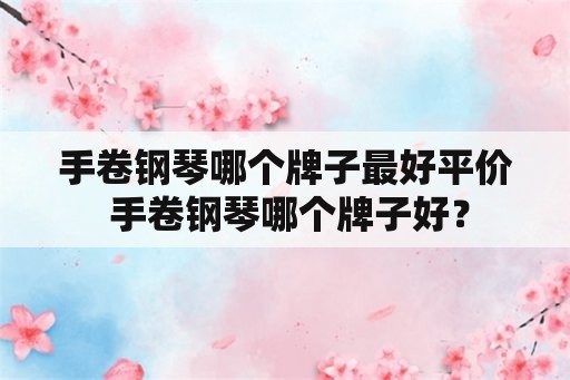 手卷钢琴哪个牌子最好平价 手卷钢琴哪个牌子好？