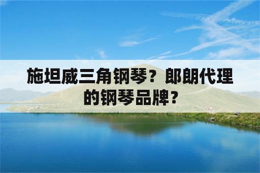 施坦威三角钢琴？郎朗代理的钢琴品牌？