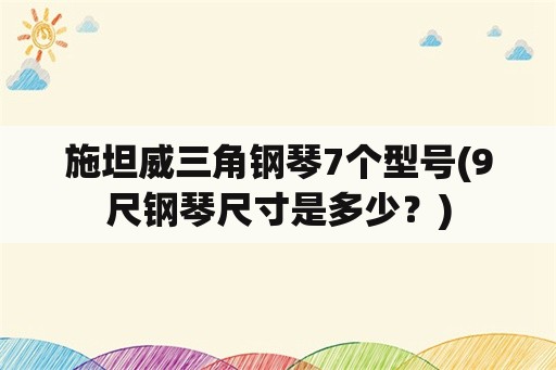 施坦威三角钢琴7个型号(9尺钢琴尺寸是多少？)