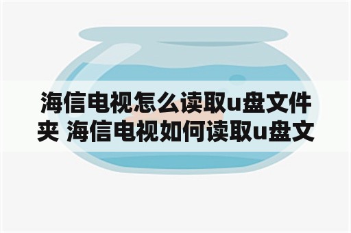 海信电视怎么读取u盘文件夹 海信电视如何读取u盘文件