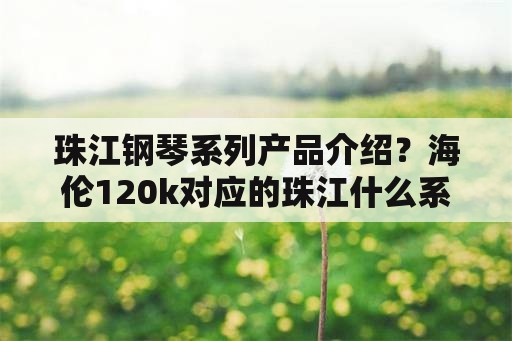 珠江钢琴系列产品介绍？海伦120k对应的珠江什么系列？