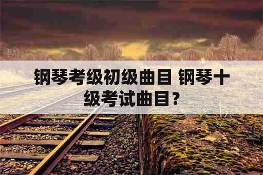 钢琴考级初级曲目 钢琴十级考试曲目？