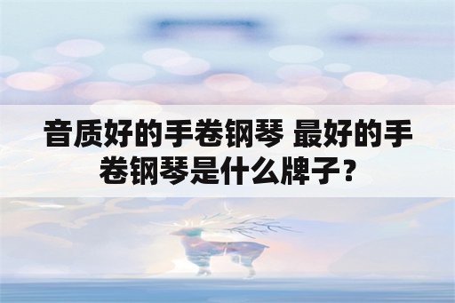 音质好的手卷钢琴 最好的手卷钢琴是什么牌子？