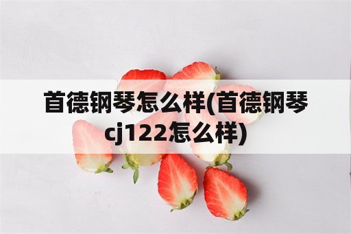 首德钢琴怎么样(首德钢琴cj122怎么样)