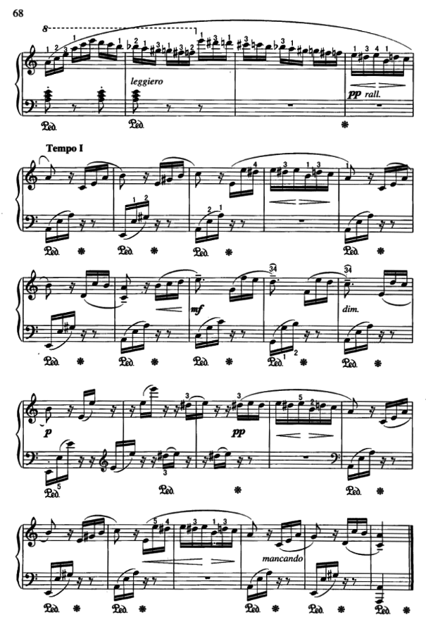 致爱丽丝钢琴曲谱不完整版(致爱丽丝钢琴曲完整版五线谱)